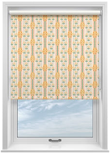 Petal & Block Jaipur Stripe, Marigold - Twist & Fit Roller Blind